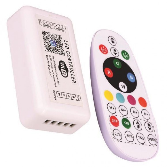 Ασύρματα Controllers RGB, RGBW με Wi-Fi & Τuya για Ταινίες Led