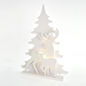 Δεντράκι Επιτραπέζιο με Ταράνδους 77Χ11,5Χ110cm 600-40587 Eurolamp