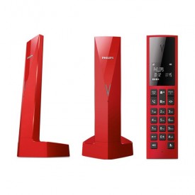 Philips Linea V M3501R/GRS Red Ασύρματο Τηλέφωνο