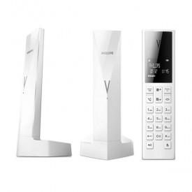 Philips Linea V M3501W/GRS White Ασύρματο Τηλέφωνο