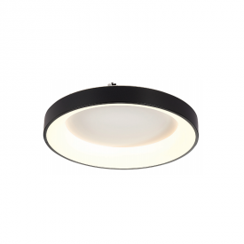 Φωτιστικό Οροφής LED Μεταλλικό Μαύρο Στρογγυλό InLight 42177Β