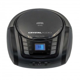 Crystal Audio BMBUB3 Black Φορητό Ραδιόφωνο BT/CD/MP3/FM/USB