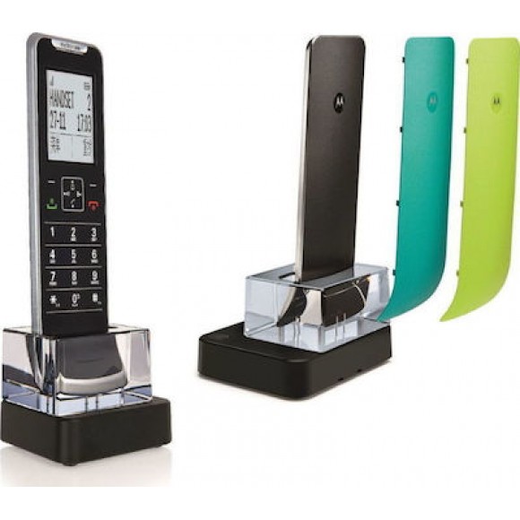 Motorola IT.6.1XC Ασύρματο Τηλέφωνο Με Ανοιχτή Ακρόαση με Τρία Ανταλλακτικά Χρωματιστά Καπάκια