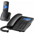 Ενσυρμάτο/Ασύρματο τηλέφωνο Motorola C4201 Combo Μαύρο