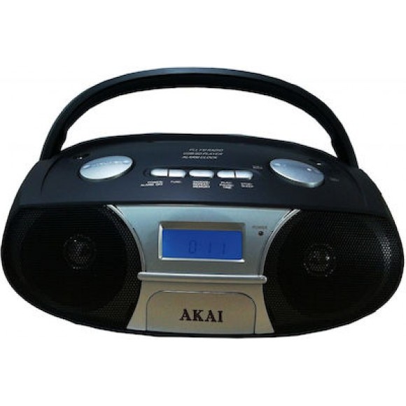 Akai Φορητό Ηχοσύστημα APRC106 με USB / Ραδιόφωνο σε Μαύρο Χρώμα